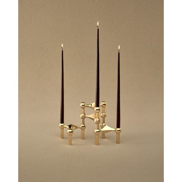 Portacandele in set in metallo 3 pz Nagel – STOFF Nagel-image-4