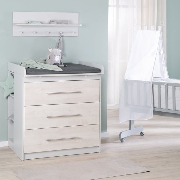 Materassino per fasciatoio 75x85 cm Graphite gesteppt – Roba-image-4