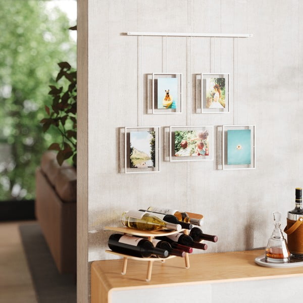 Cornici da parete in metallo bianco in set da 5 66x69 cm Exhibit - Umbra-image-2