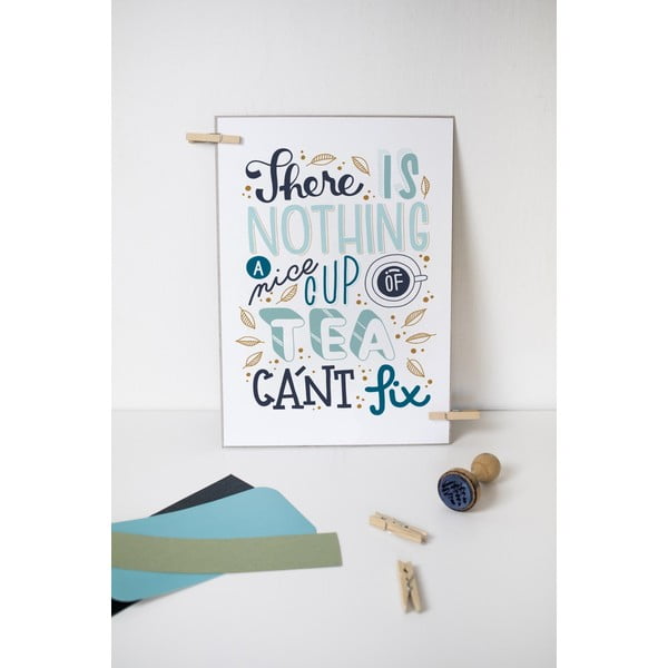 Stampa con motivo, formato A4 A Nice Cup of Tea - Printintin-image-1
