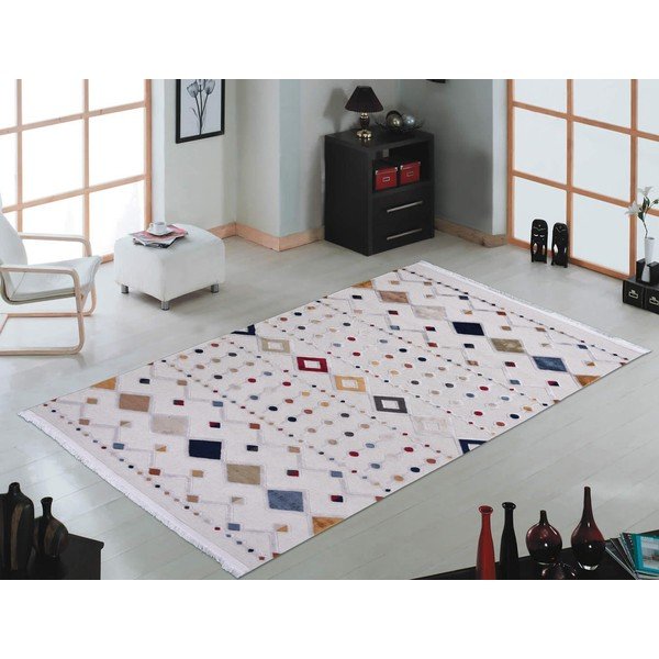 Tappeto beige in misto cotone , 200 x 290 cm Milas - Vitaus-image-2