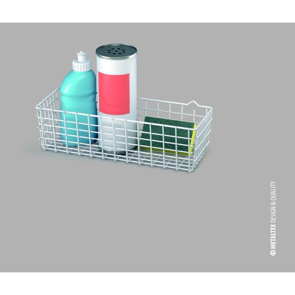 Cestino aggiuntivo bianco Pandino - Metaltex-image-1