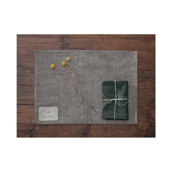 Set di 4 tovaglioli di lino Verde Gradiente, 43 x 43 cm - Really Nice Things-image-2