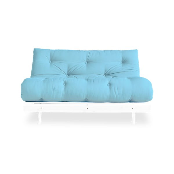 Divano letto blu 140 cm Roots - Karup Design-image-3