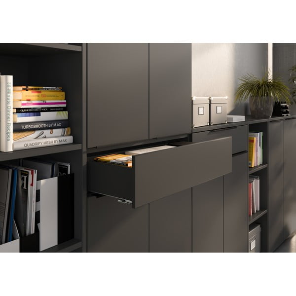 Armadio antracite 81x197 cm Mailand - Germania-image-1