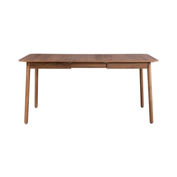 Tavolo da pranzo pieghevole con piano in legno di noce 80x120 cm Glimps - Zuiver-image-3