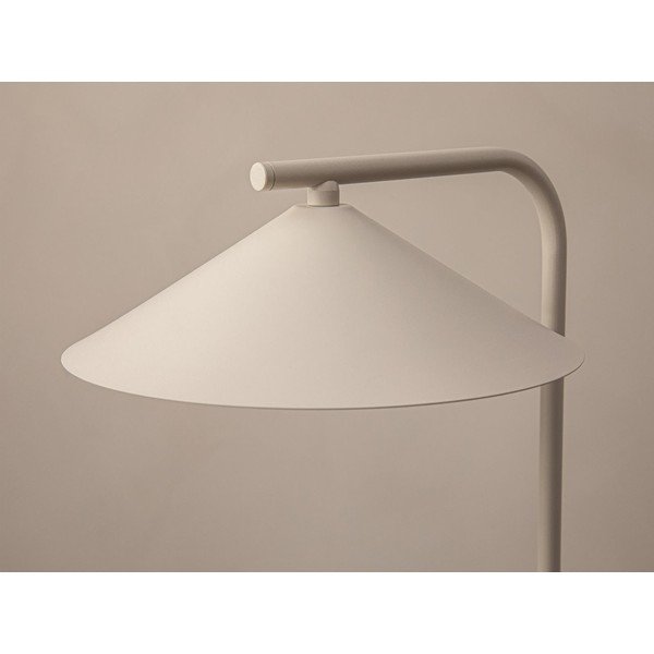 Lampada da tavolo color crema in metallo (altezza totale 42 cm) Nocte – Micadoni -image-4