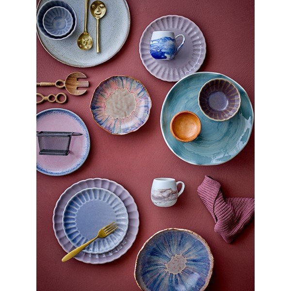 Ciotolina viola scuro in gres 400 ml Latina – Bloomingville-image-4