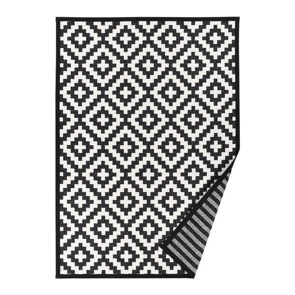 Tappeto bifacciale a motivi bianchi e neri , 140 x 200 cm Viki - Narma