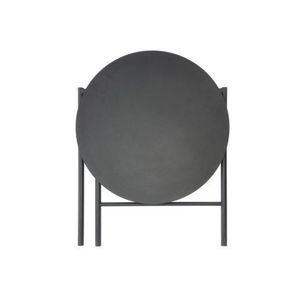 Tavolo da pranzo rotondo in metallo nero ø 70 cm Disc - Zone-image-4
