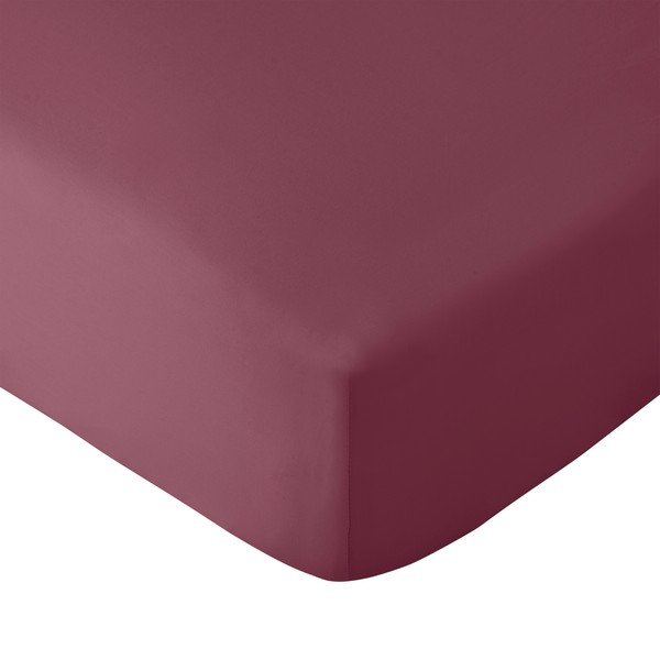 Lenzuolo con angoli burgundy 90x190 cm So Soft Non Iron – Catherine Lansfield