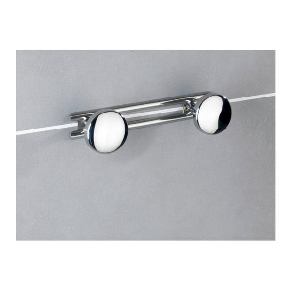 Appendino a parete con 2 ganci Basic - Wenko-image-2