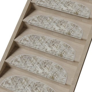 Gradini crema in set da 16 pezzi 20x65 cm Abstract - Vitaus