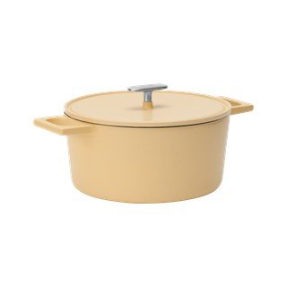 Casseruola da 1,5 lri con coperchio smaltato e manico in