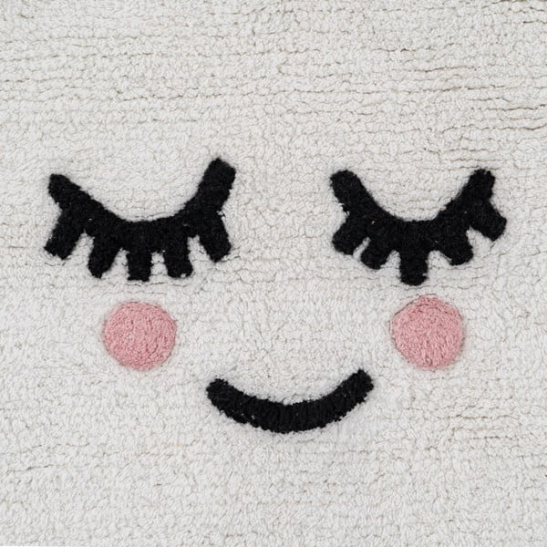 Tappeto per bambini in cotone bianco 60x100 cm Cloud - Ixia-image-2