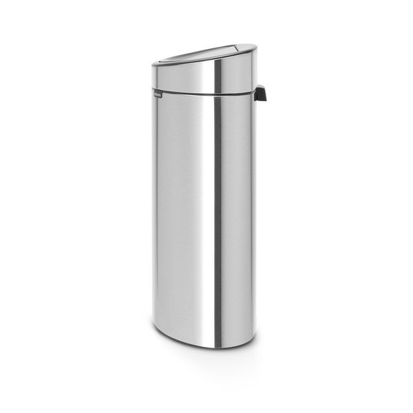 Bidone in acciaio touch per raccolta differenziata in argento opaco 33 l Touch Bin Recycle - Brabantia-image-2