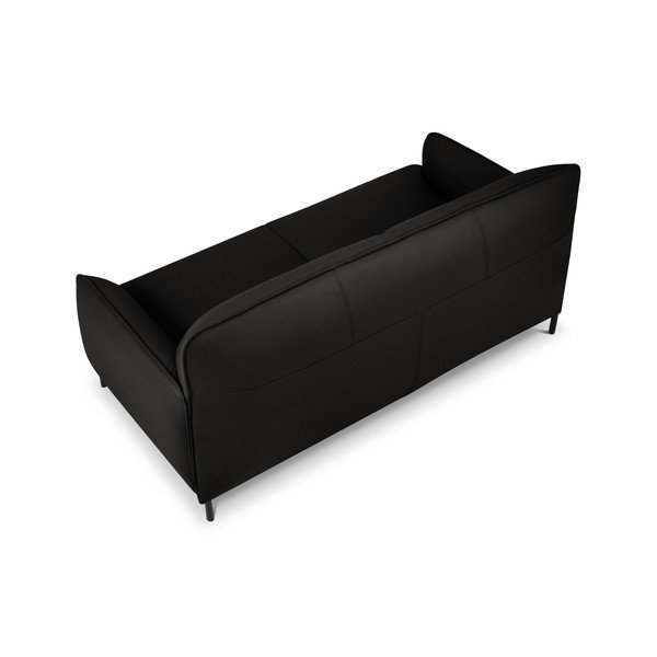 Divano in pelle nera , 175 x 90 cm Neso - Windsor & Co Sofas-image-3