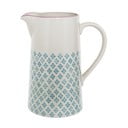 Brocca in gres blu e bianco , 2 l Patrizia - Bloomingville