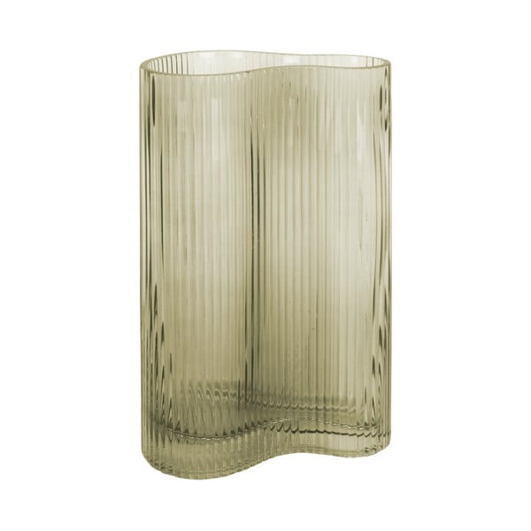 Vaso in vetro verde Allure Wave - PT LIVING