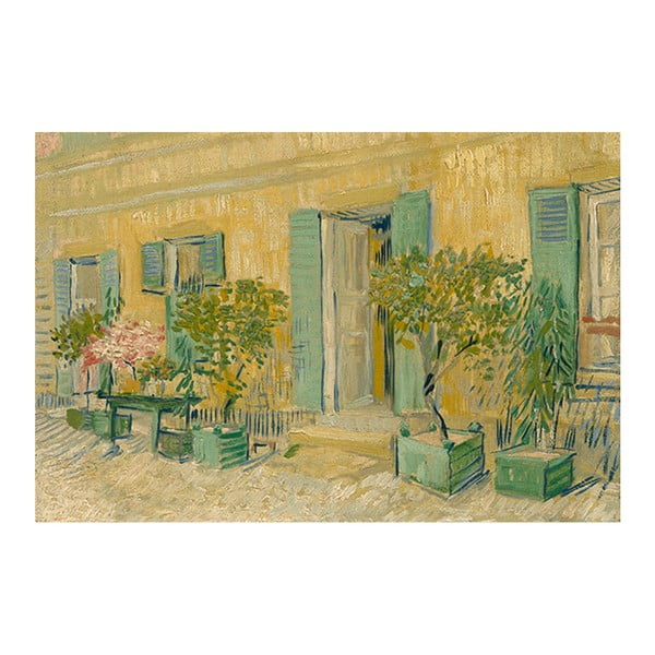 Obraz Vincenta van Gogha - Exterior of a Restaurant in Asnières, 90x60 cm