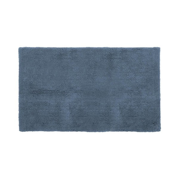 Tappeto da bagno in cotone blu Luca, 60 x 100 cm - Tiseco Home Studio