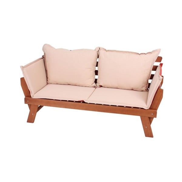 Panchina da giardino in legno di eucalipto Fortuna - Garden Pleasure-image-1