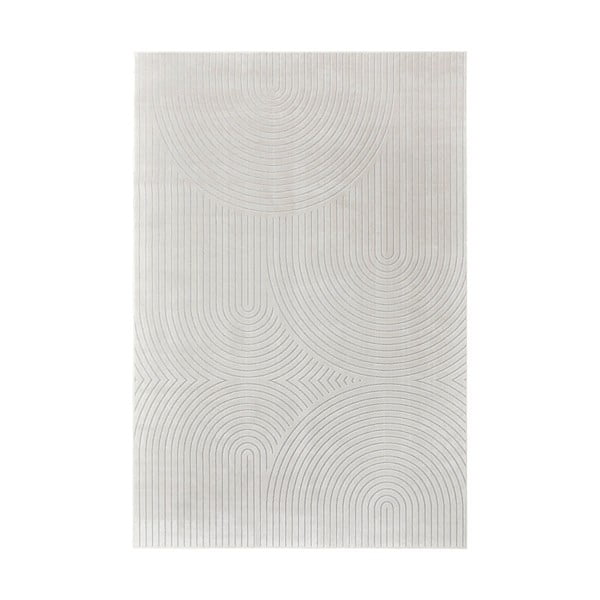 Tappeto bianco in cotone 140x200 cm Geode – douceur d'intérieur