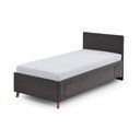 Letto da bambini color antracite imbottito rete non inclusa 90x200 cm Cool – Meise Möbel