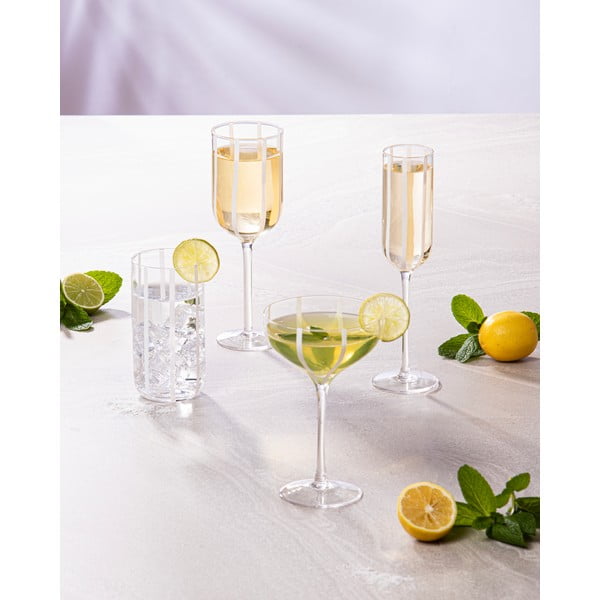 Set di bicchieri da bollicine 4 pz 180 ml Stripe – Ladelle-image-1