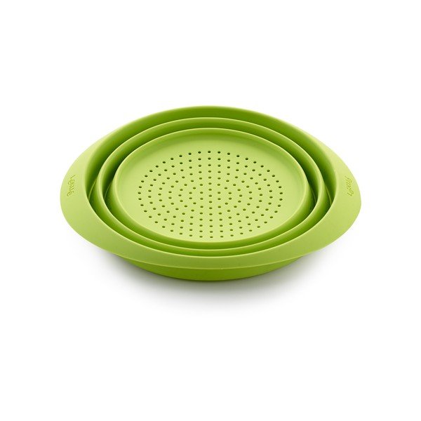 Scolapasta in silicone verde Mini - Lékué-image-2