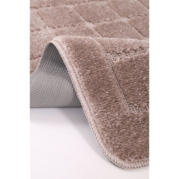 Set di tappetini per il bagno marroni 2 pz 50x80 cm Kareli – Foutastic-image-3