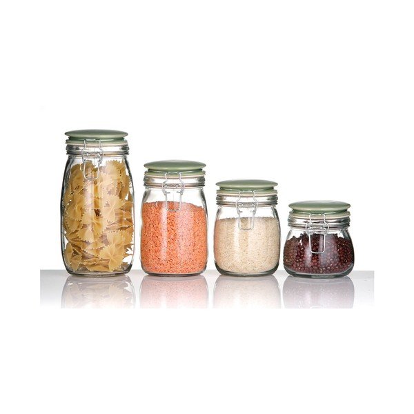 Contenitore per alimenti con coperchio verde , 1,5 l - Premier Housewares-image-1
