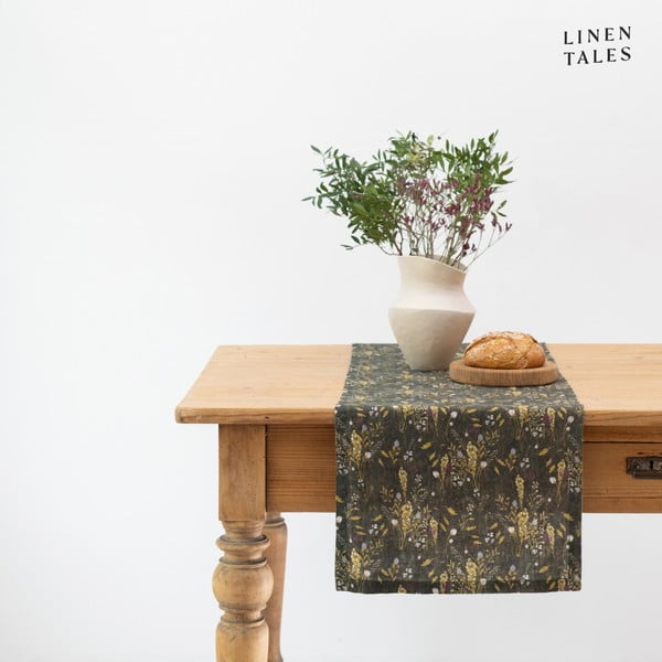 Runner in lino 40x150 cm Woodland – Linen Tales
