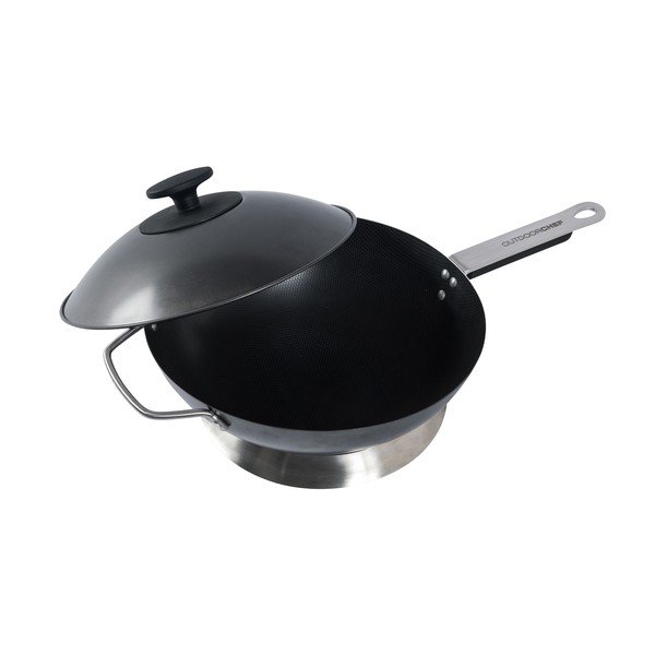 Padella per grigliare WOK 2 pezzi - Outdoorchef-image-2