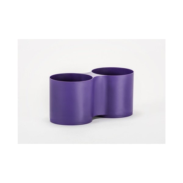Vaso doppio viola Modulo - Plastia