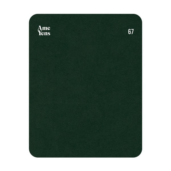 Poltrona relax in velluto verde scuro Kukumo - Ame Yens-image-4