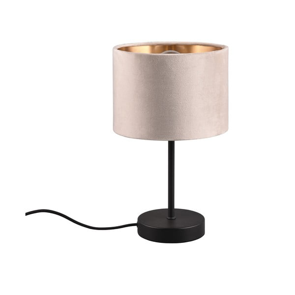 Lampada da tavolo nera e beige (altezza 33 cm) Julieta - Trio