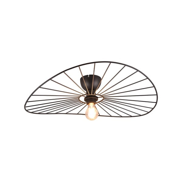 Nero opaco apparecchio da soffitto ø 60 cm Chapeau - Reality-image-1