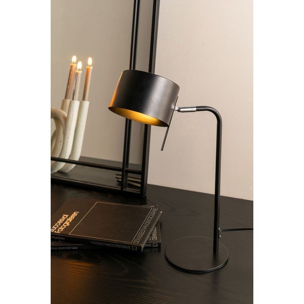 Lampada da tavolo nera, altezza 45 cm Shell - Leitmotiv-image-1