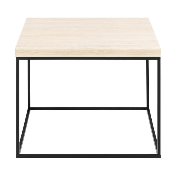 Tavolino beige con piano in marmo 60x60 cm Barossa - Actona-image-2