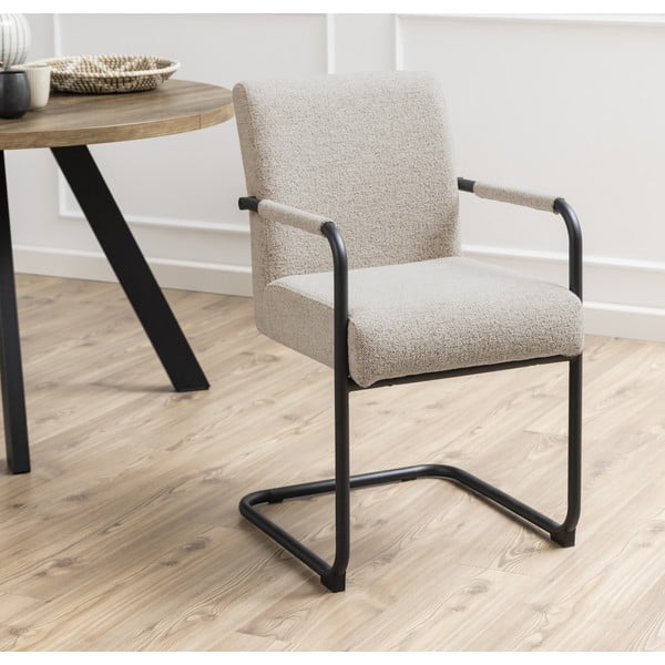 Sedie da pranzo beige in set di 2 Adele - Actona-image-1