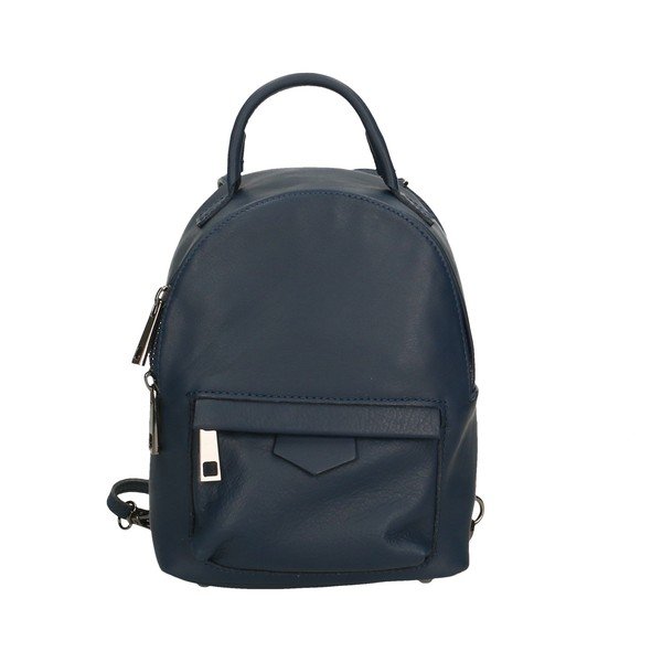 Zaino in pelle blu scuro - Chicca Borse
