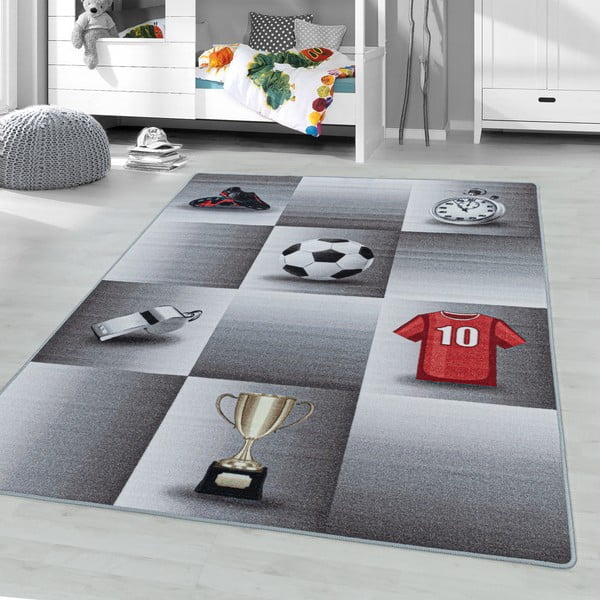 Tappeto grigio per bambini 100x150 cm Play - Ayyildiz Carpets-image-1