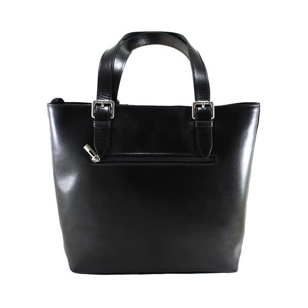 Borsa in pelle nera Fiona - Chicca Borse-image-1