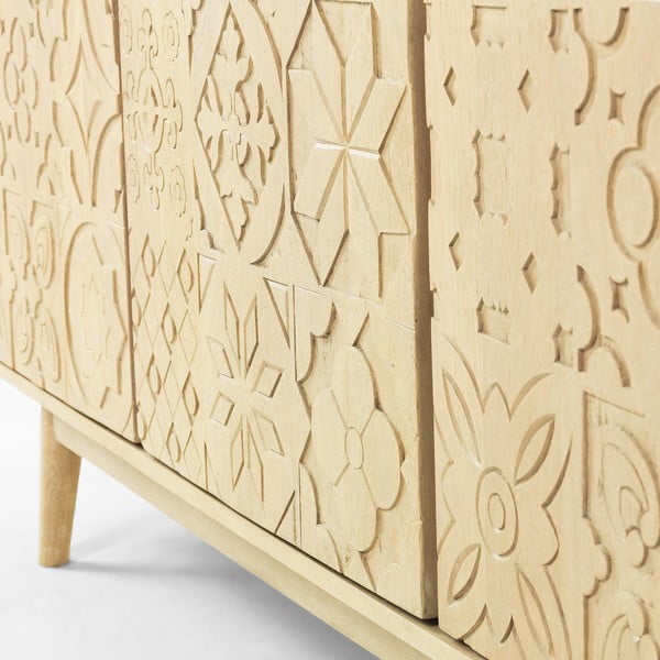 Cassettiera in legno di mango e acacia , 162 x 75 cm Sakoi - Kave Home-image-1