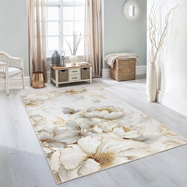 Tappeto color crema lavabile 160x230 cm Soft and Gentle – Mila Home-image-1