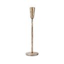 Portacandele in metallo color oro, altezza 30 cm Mbata - Nkuku