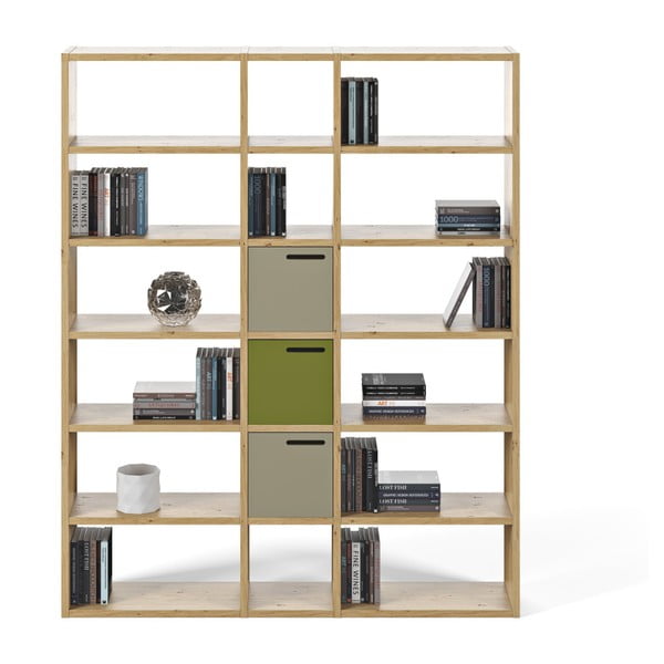 Libreria in rovere decor 182x224 cm Pombal - TemaHome-image-4