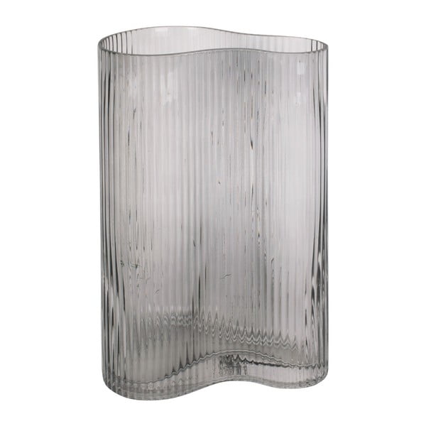 Vaso in vetro grigio Wave, altezza 27 cm Allure Wave - PT LIVING-image-2
