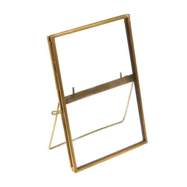 Cornice in metallo dorata 10x15 cm - Rex London-image-3